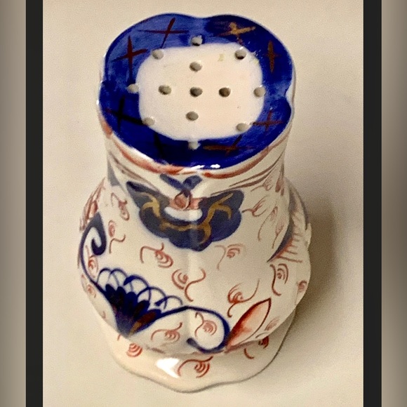 Gaudy Welsh Bethesda Pattern Lustreware Corked Cinnamon Sugar Shaker - Picture 5 of 10